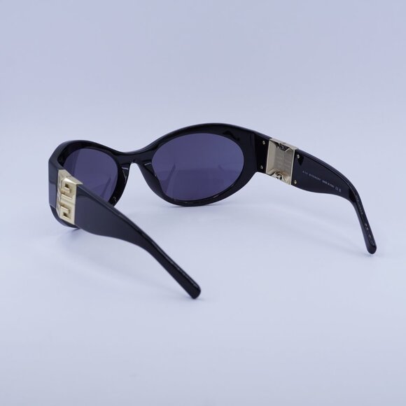 ?️ New Givenchy GV40073I 01A Sunglasses - Black/Gold Frame, Grey Lenses main image 10